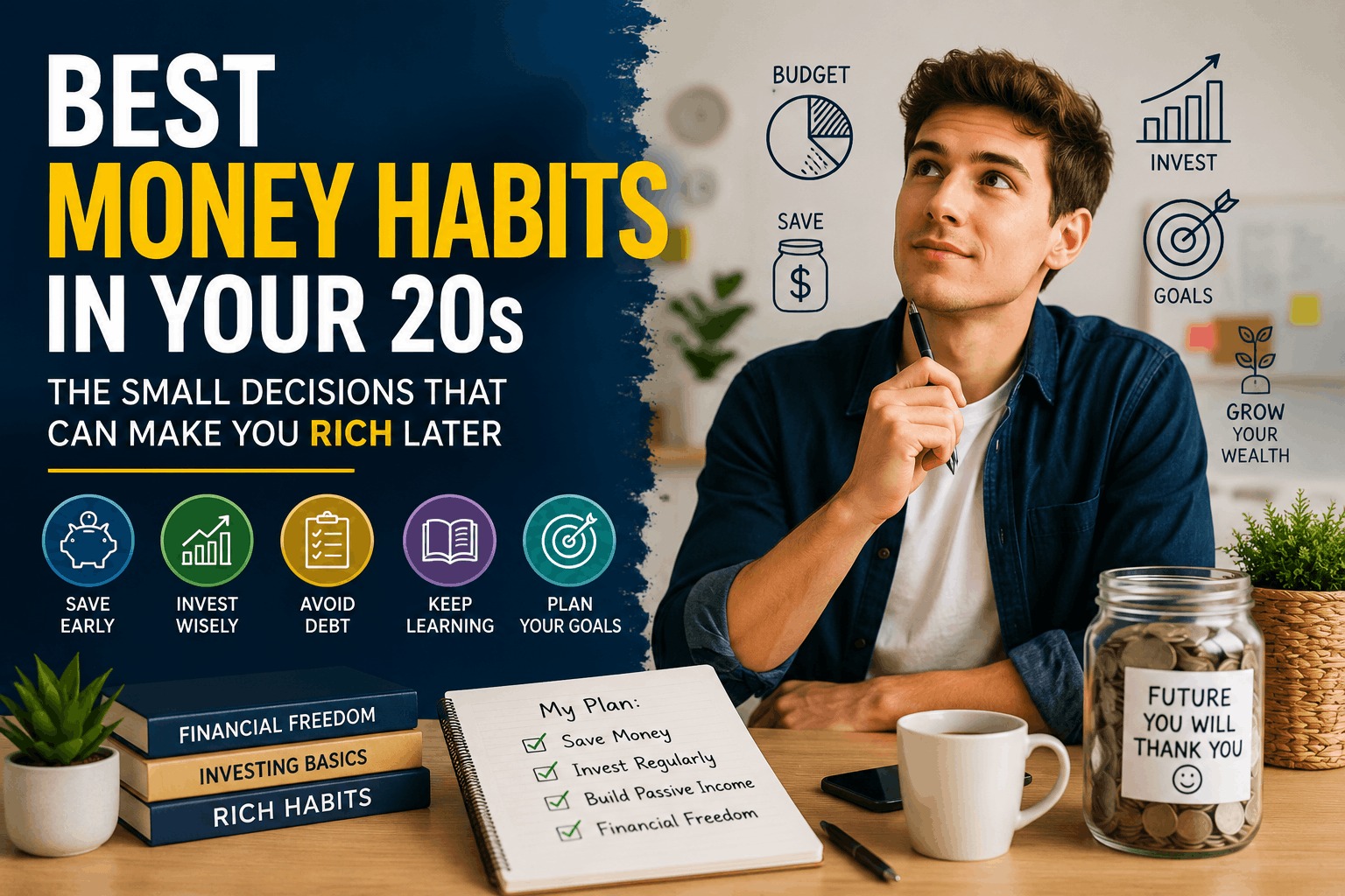 Read more about the article Best Money Habits in Your 20s: The Small Decisions That Can Make You Rich Later