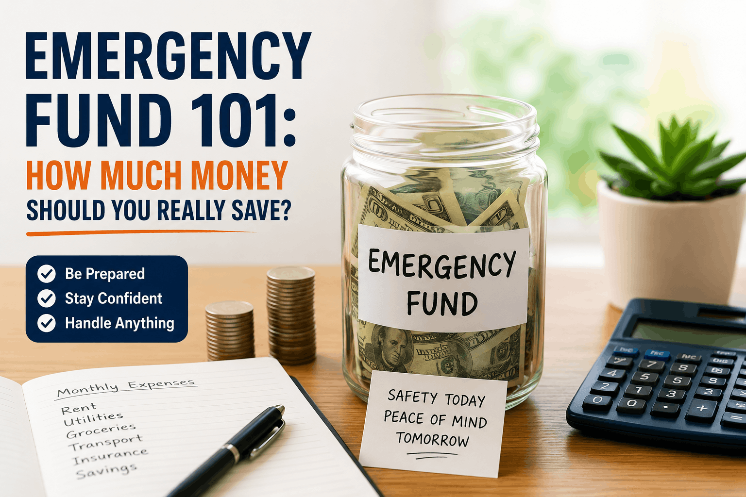 Read more about the article Emergency Fund 101: How Much Money Should You Really Save?