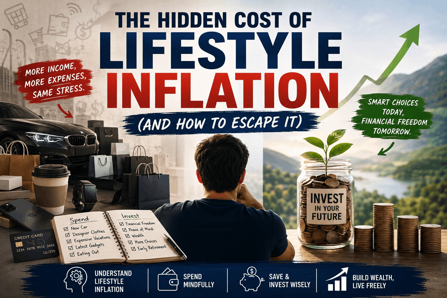 Read more about the article The Hidden Cost of Lifestyle Inflation (And How to Escape It)