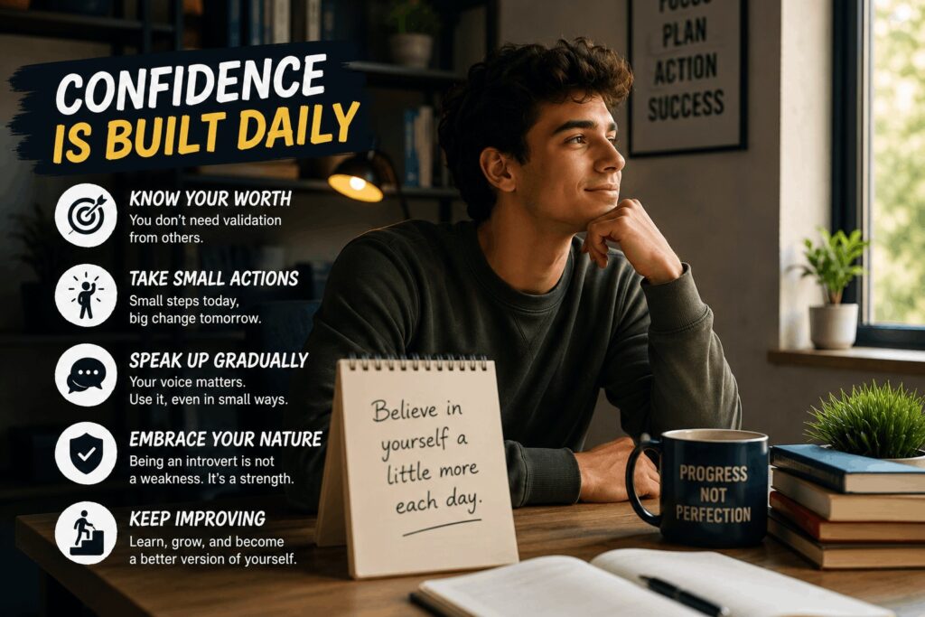 Daily steps on how to build confidence and self trust