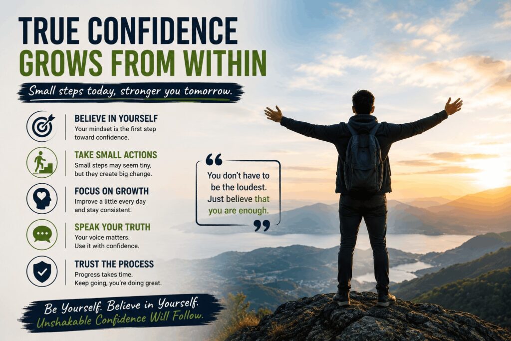 True confidence tips on how to build confidence as a quiet person