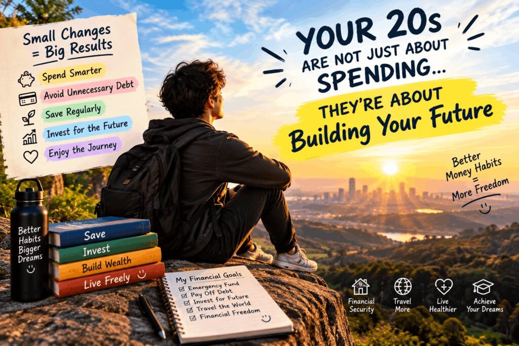 young adult building a better financial future with smart money habits